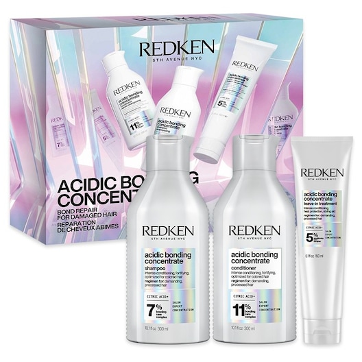Redken Acidic Bonding Concentrate Giftset 2026 - Shampoo, Conditioner & Leave-in