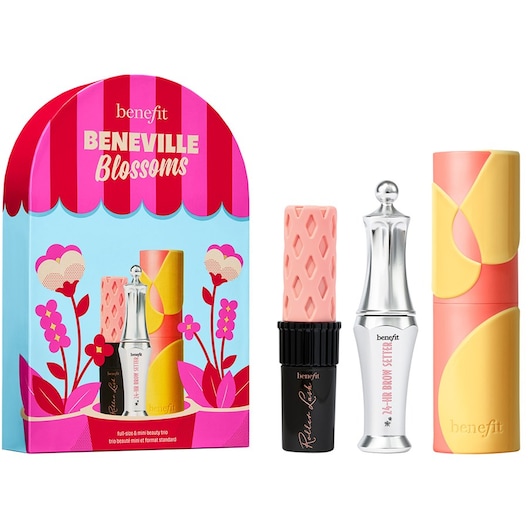 Benefit Cosmetics - Beneville Blossoms - Juice Stick blush, Roller Lash mascara en Brow Setter - Make-up Cadeauset