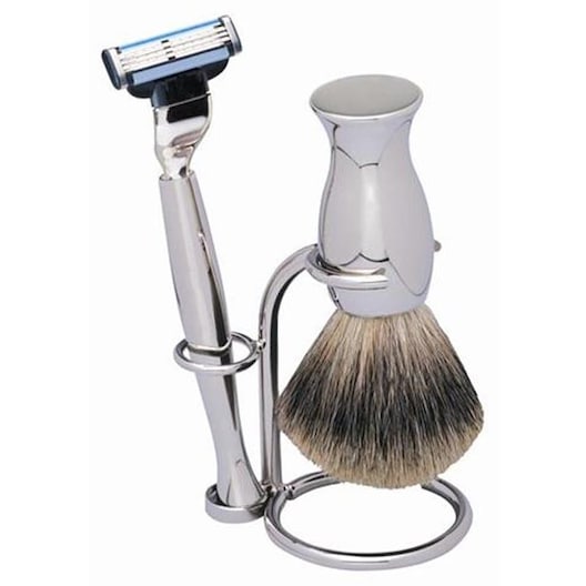 ERBE Shaving Shop Barbersæt Skraber-sæt Gillette Mach3, 3 dele 1 Stk.
