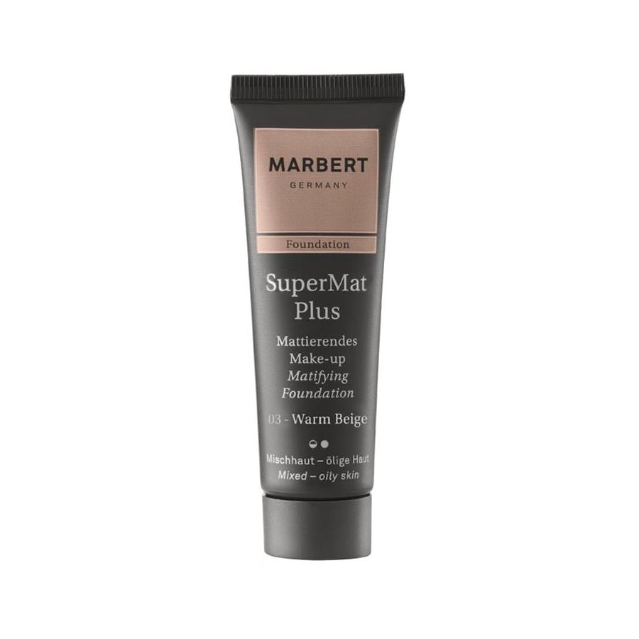 Marbert Make-up Super-Mat Plus Mattierendes Make-up Nr. 04 Suntan Beige / 30 ml