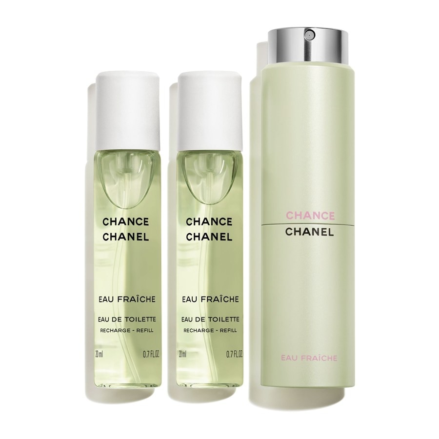CHANEL CHANCE EAU FRAÎCHE EAU DE TOILETTE TWIST & SPRAY Nachfüllung / 3 x 20 ml