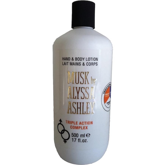 Alyssa Ashley Musk Hand & Body Lotion Triple Action Complex Kropspleje Unisex 500 ml