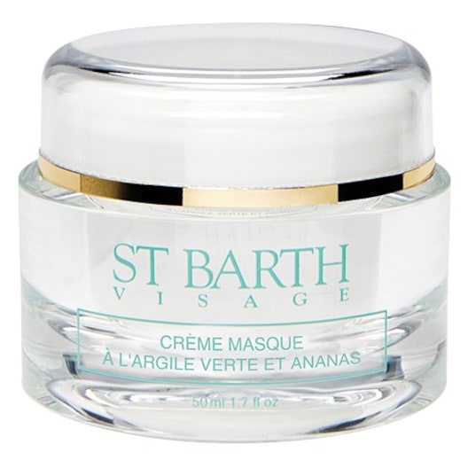 LIGNE ST BARTH VISAGE Creme Maske Grüne Tonerde und Ananas Damen