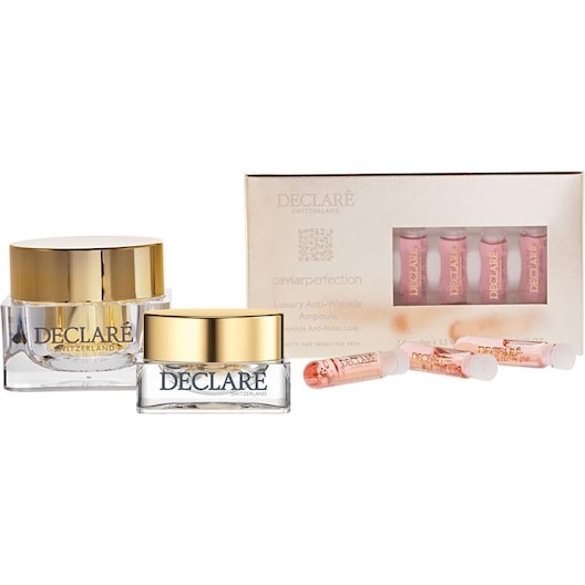 Declaré Hudpleje Julesæt Caviar Perfection Set Luxury Anti-Wrinkle Cream 50 ml + Luxury Anti-Wrinkle Eye Cream 15 ml + Luxury Anti-Wrinkle Ampoule 7 x 2,5 ml 1 Stk. (1.201,00 kr / 1 stk.)