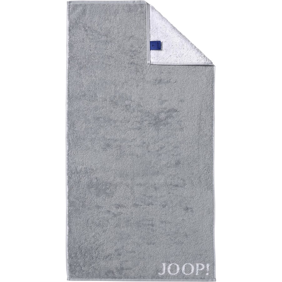 JOOP Classic Doubleface Asciugamano per la doccia colore argento