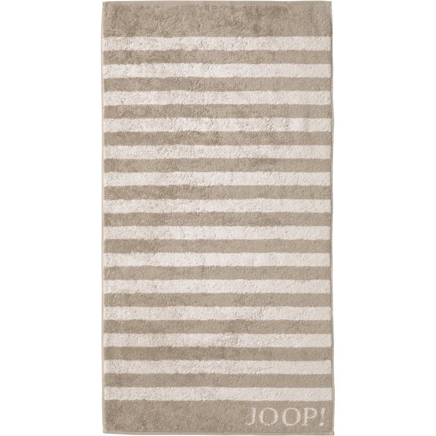 JOOP Classic Stripes Asciugamano per la doccia color sabbia