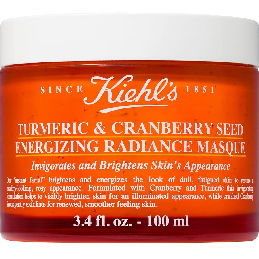 Kiehl's Maschere per il viso Curcuma e semi di mirtillo rosso Turmeric & Cranberry Seed Energizing Radiance Masque