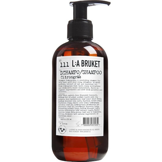 L:A BRUKET Shampoo 111 Lemongrass Unisex 240 ml