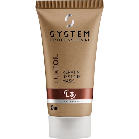 System Professional Lipid Code Luxe Oil Keratin Mask Hårkur til tørt hår Female 75 ml