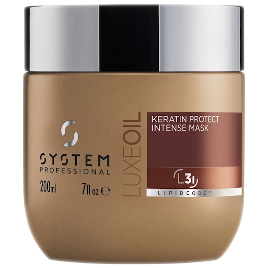 System Professional Lipid Code Luxe Oil Keratin Mask Haarkur trockenes Haar Damen 200 ml