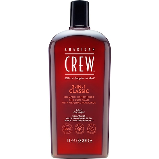 American Crew Haarpflege & Körperpflege 3-in-1 Shampoo, Conditioner and Body Wash Shampoo Herren