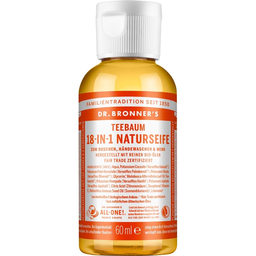 Dr. Bronner's Saponi liquidi Sapone naturale 18-in-1 melaleuca