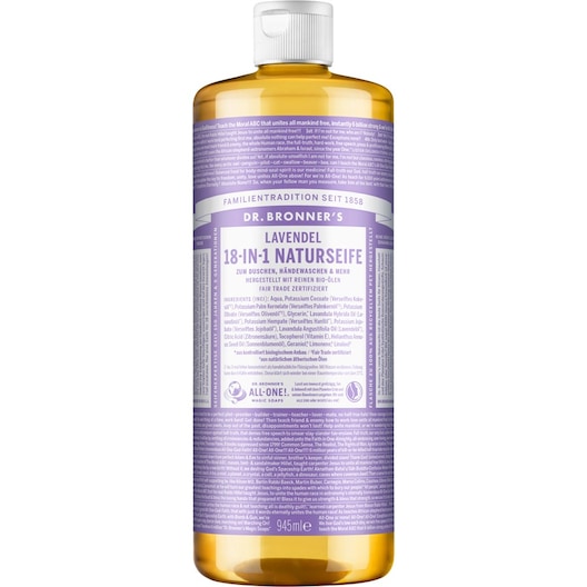 Dr. Bronner's Flüssigseifen Lavendel 18-in-1 Naturseife Pflege Damen