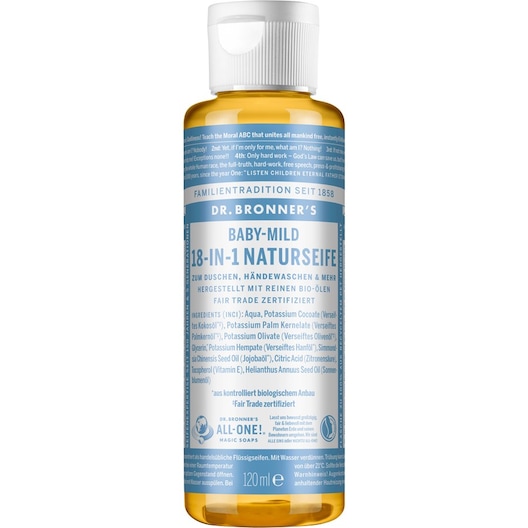 Dr. Bronner's Flüssigseifen Baby-Mild 18-in-1 Naturseife Pflege für Kinder Damen