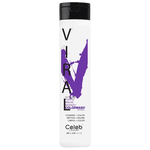 Celeb Luxury Viral Colorwash Extreme Purple Color-Shampoo Damen 244 ml