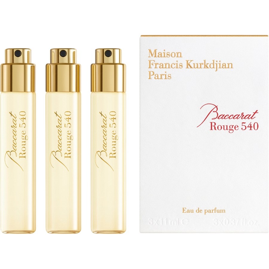 Maison Francis Kurkdjian Baccarat Rouge 540 Eau de Parfum Globe Trotter Refill 3 x 11 ml