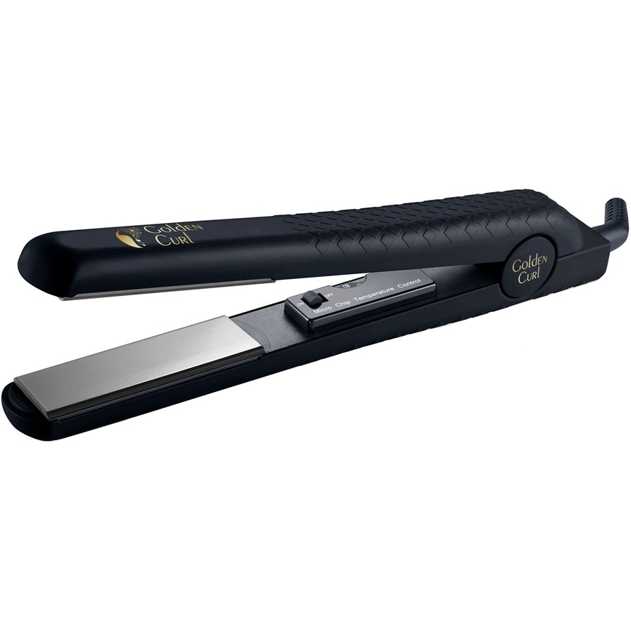 Golden Curl Hair styler The Black Ceramic Plate Straightener