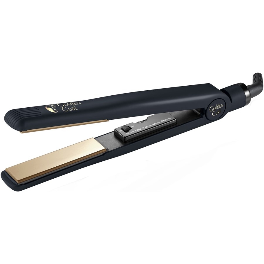 Golden Curl Hair styler The Gold Titanium Plate Straightener