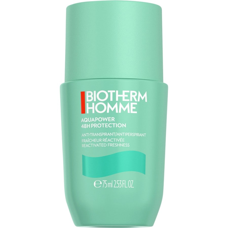 Biotherm Homme Aquapower Deodorant Roll-On Ice Cooling Effect Aquapower Advanced Gel 75 ml + Aquapower Cleanser 40 ml + Aquapower 48H Protection Deodorant Roll-On 75 ml / 1 Stk.