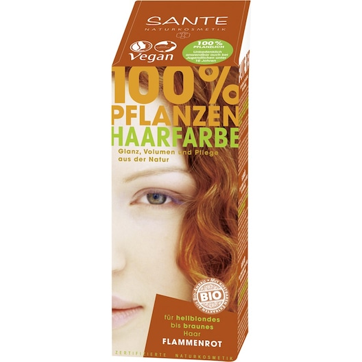 Sante Naturkosmetik Hårpleje Coloration Natural Plant Hair Color Flame Red 100 g