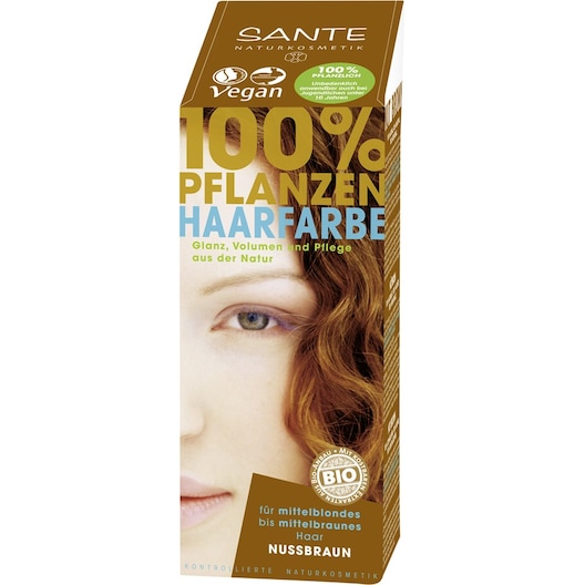 Sante Naturkosmetik Hårpleje Coloration Natural Plant Hair Color Nut Brown 100 g