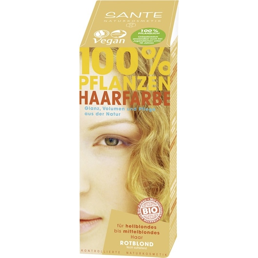 Sante Naturkosmetik Hårpleje Coloration Natural Plant Hair Color Rotblond 100 g