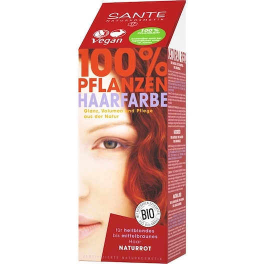 Sante Naturkosmetik Hårpleje Coloration Natural Plant Hair Color Red 100 g