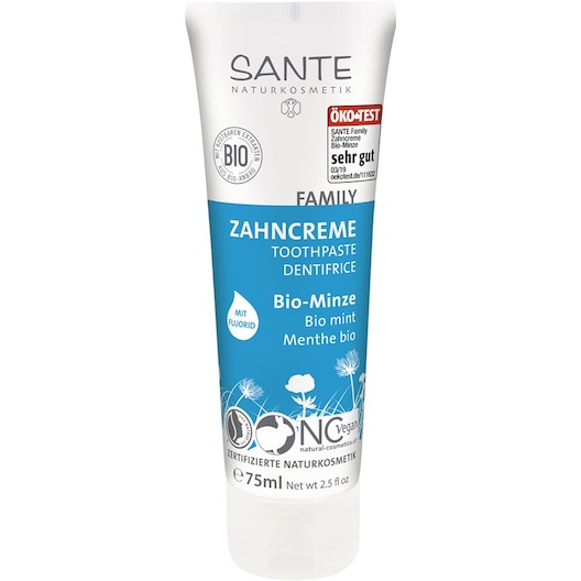 Sante Naturkosmetik Ansigtspleje Tandpleje Toothpaste Organic Mint with fluoride 75 ml
