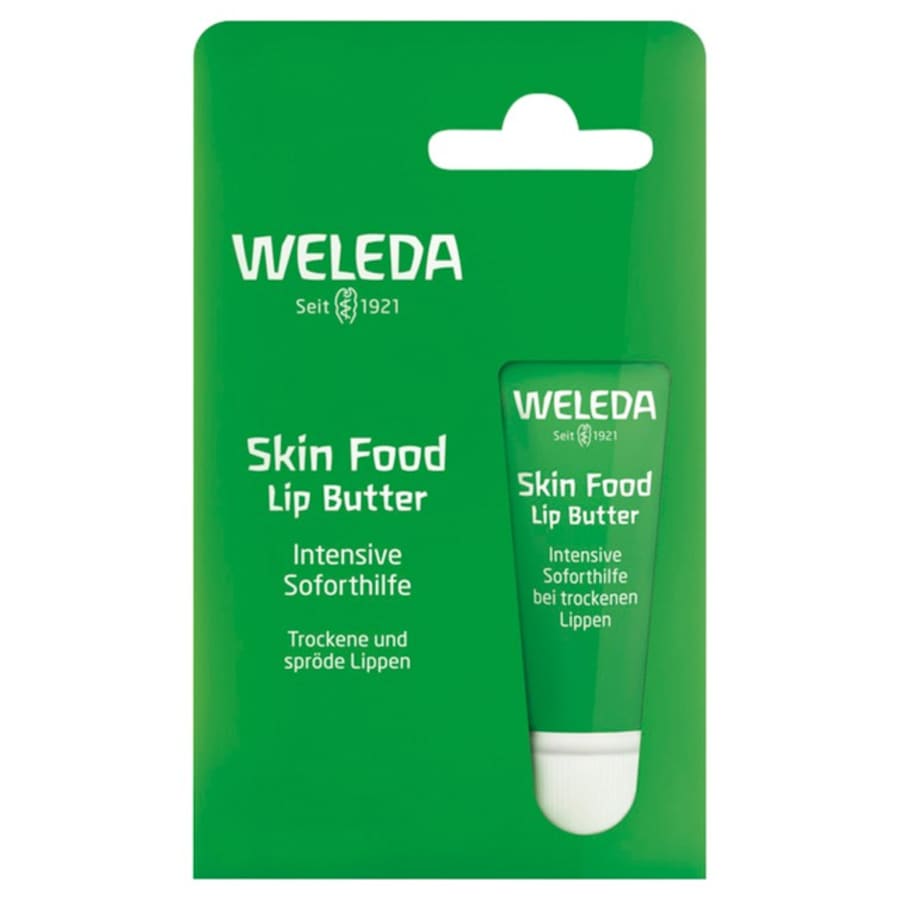 Weleda Cura degli occhi e delle labbra Aiuto immediato e intensivo per labbra secche e screpolate Skin Food Lip Butter