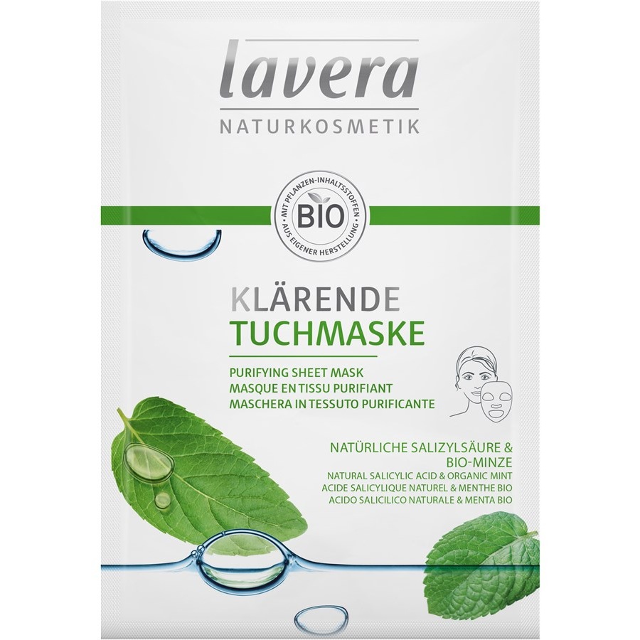 Lavera Maschere Acido salicilico naturale e menta biologica Acido salicilico naturale e menta bio