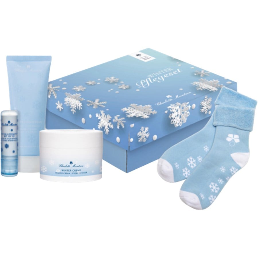 Charlotte Meentzen Extras Winter Pflegeset Winter Creme 50 ml + Winter-Lippenstift mit SPF 30 + Winter-Handcreme 75 ml + 1 Paar Kuschelsocken / 1 Stk.