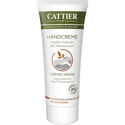 Cattier Handpflege Weiße Heilerde - Bio-Meisterwurz Handcreme