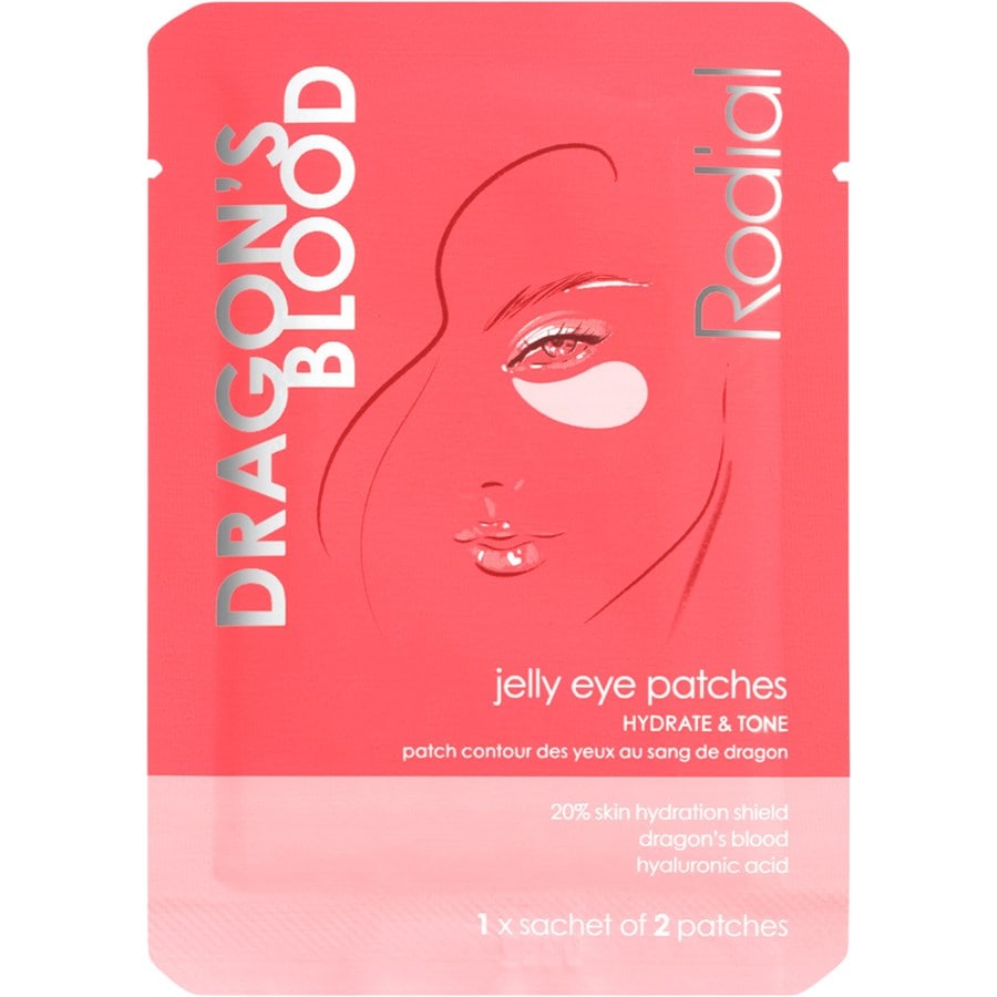 Rodial Dragon's Blood Jelly Eye Patches 4 Sachets of 2 Patches / 4 x 3 g