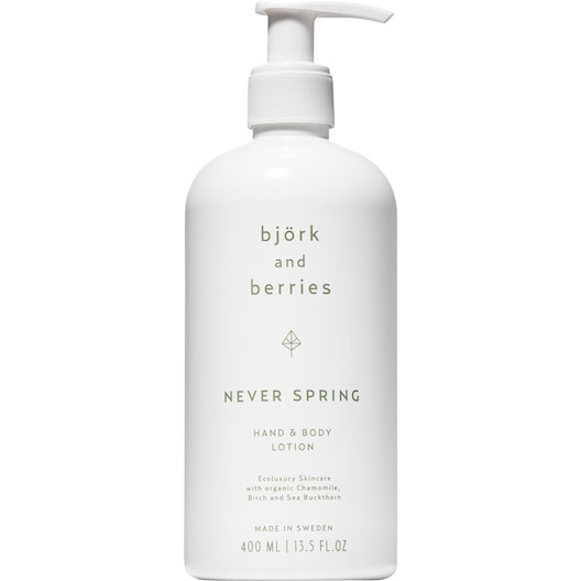 Björk and Berries Never Spring Hand & Body Lotion 400 ml