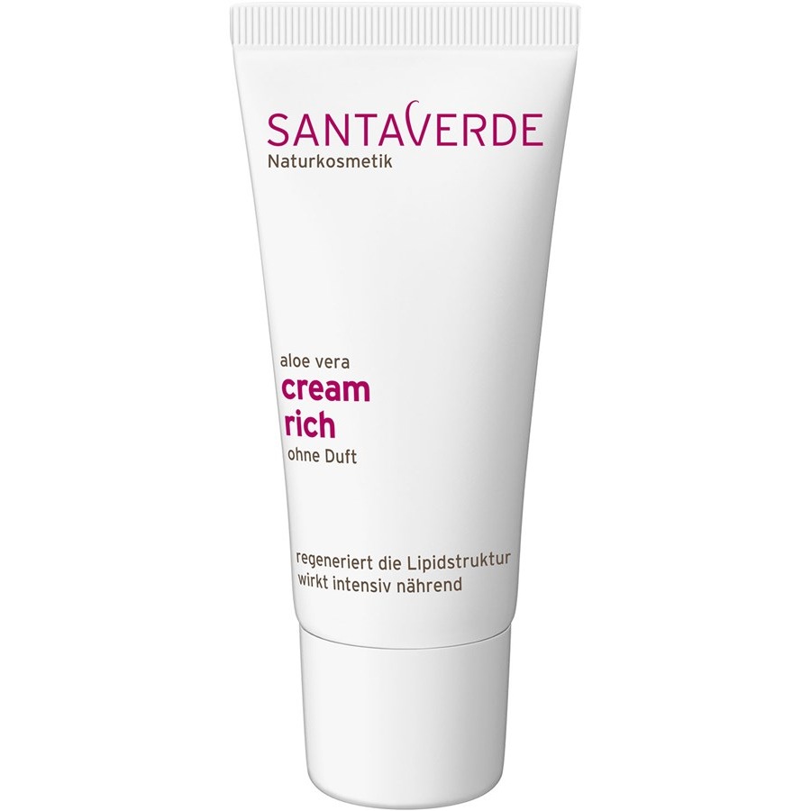 Santaverde Cura del viso Aloe vera Cream Rich senza profumazione