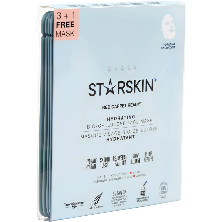 StarSkin Cloth mask Red Carpet Ready Hydrating Face Mask Set Bio-Cellulose