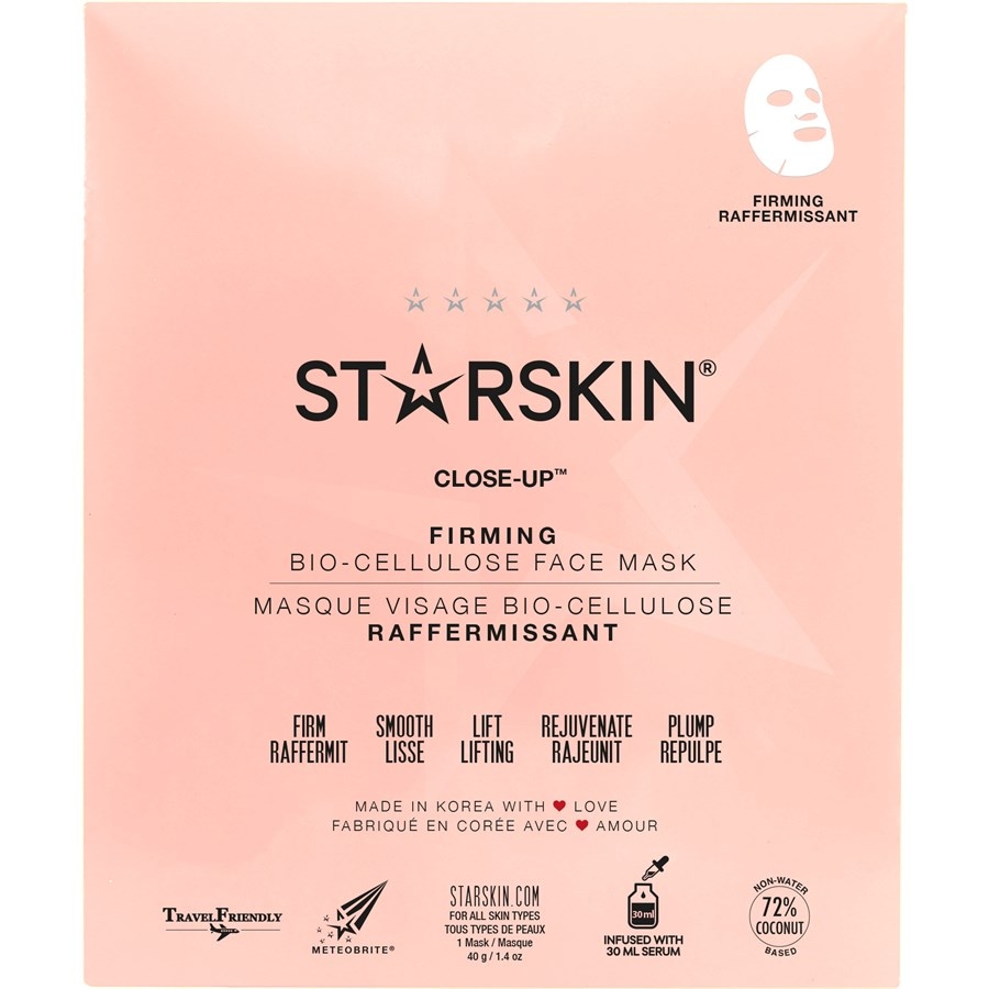 StarSkin Cloth mask Close-Up Firming Face Mask Bio-Cellulose