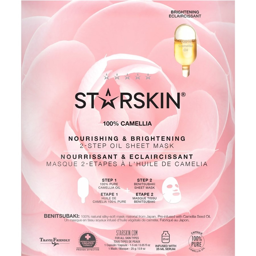 StarSkin Cloth mask Nourishing & Brightening Face Mask Camellia