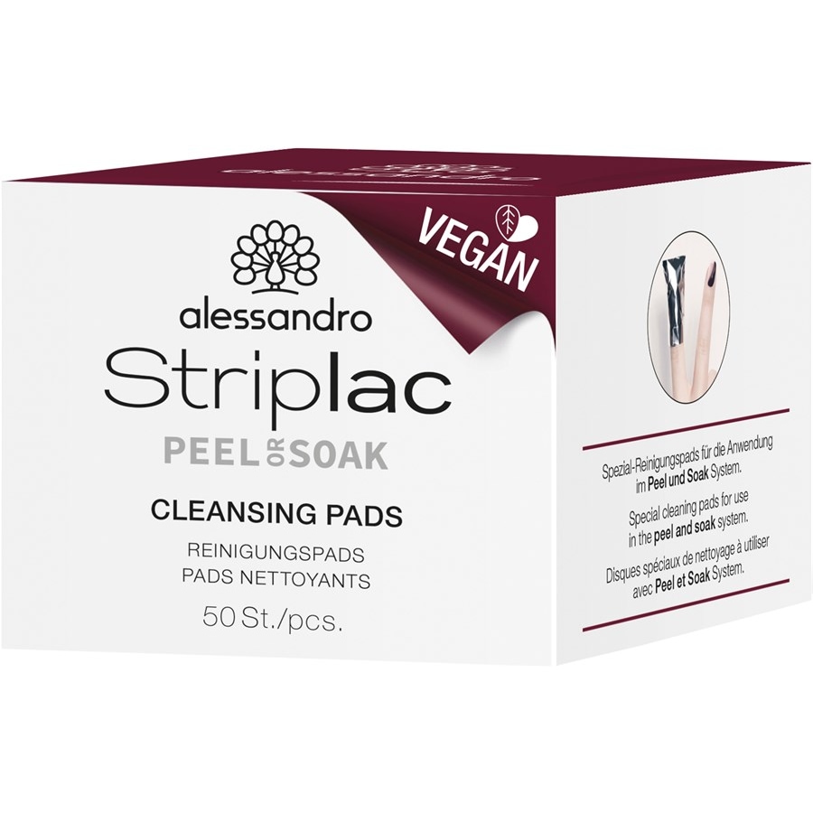 Alessandro Striplac Peel Or Soak Accessori Cleansing Pads