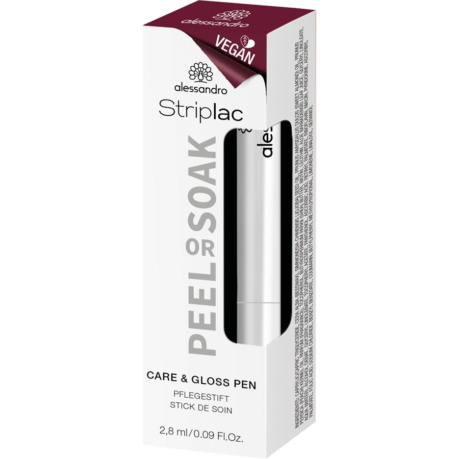 Alessandro Striplac Peel Or Soak Accessori Care & Gloss Finish