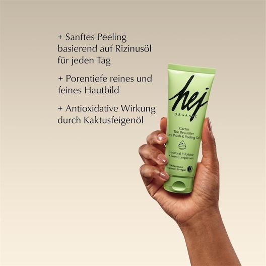 Hej Organic Face Wash & Peeling Gel Cactus  Buy online