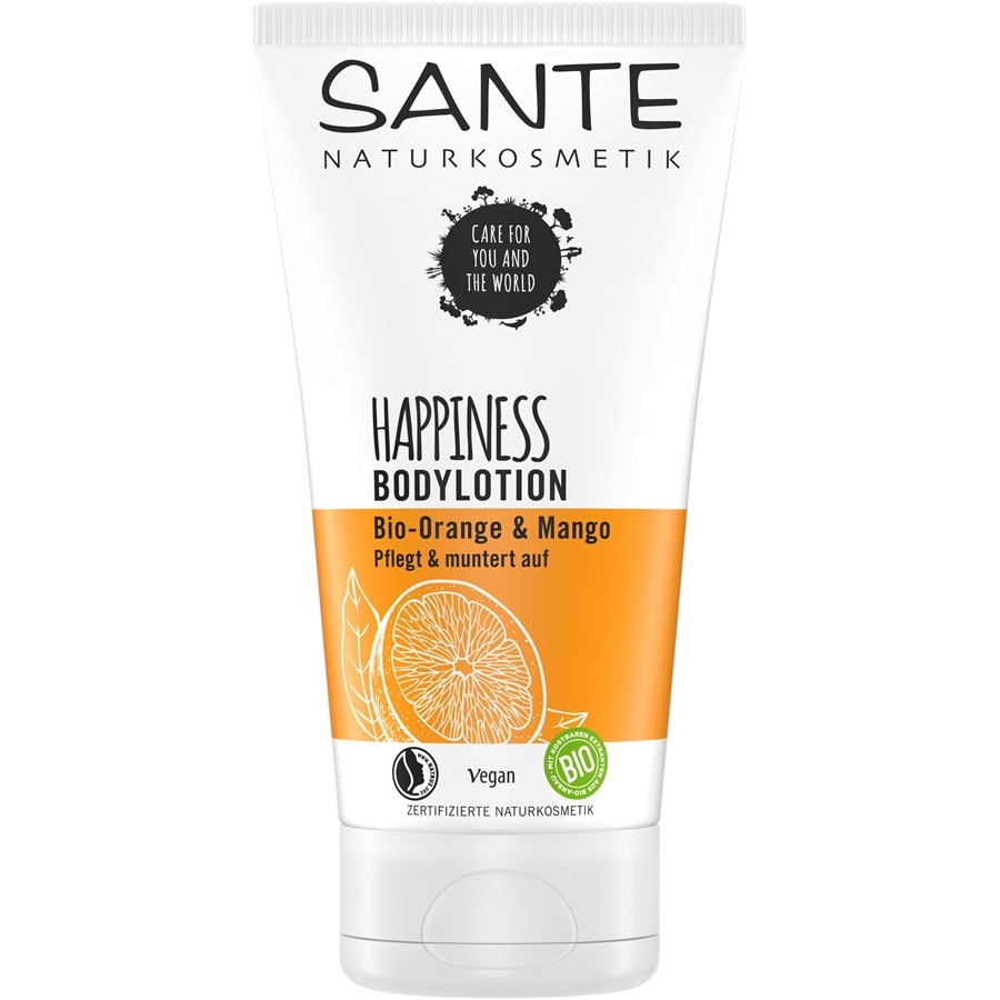 Sante Naturkosmetik Lotions Lozione per il copro Happiness all’arancia biologica