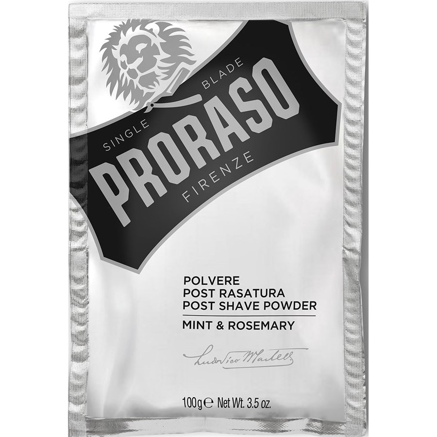 Proraso Cura della barba Menta e rosmarino Post-Shave Powder