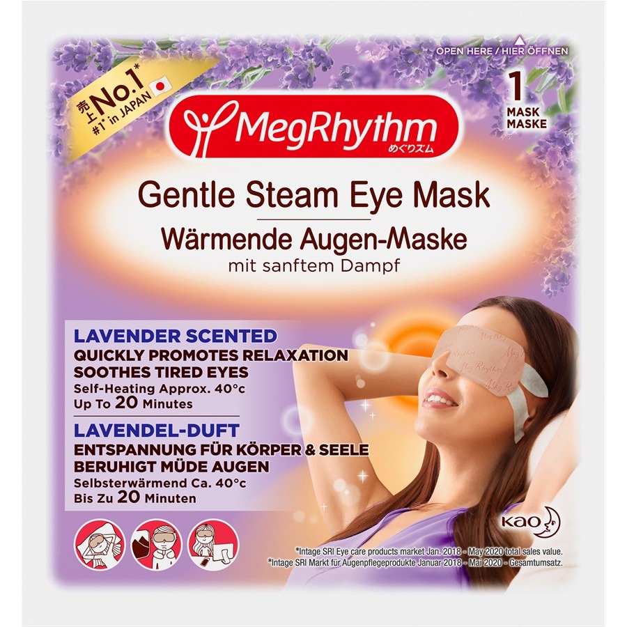 MegRhythm Cura degli occhi Gentle Steam Eye Mask Lavender Scent