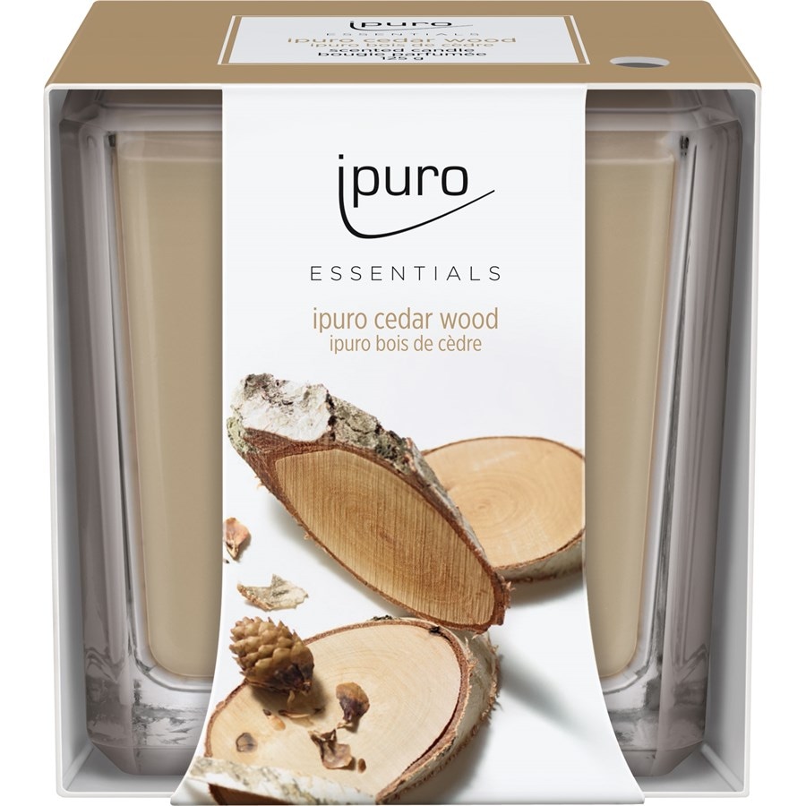 Ipuro Essentials by Ipuro Candela di legno di cedro