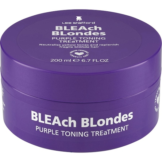 Lee Stafford Bleach Blondes Purple Toning Treatment Haarkur gefärbtes Haar Damen