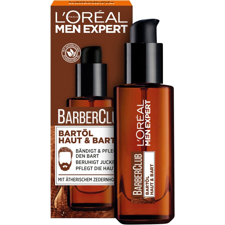 L’Oréal Paris Men Expert Barber Club Bartöl Haut & Bart Bartöl 30 ml + 3-In-1 Bartshampoo 200 ml / 1 Stk.