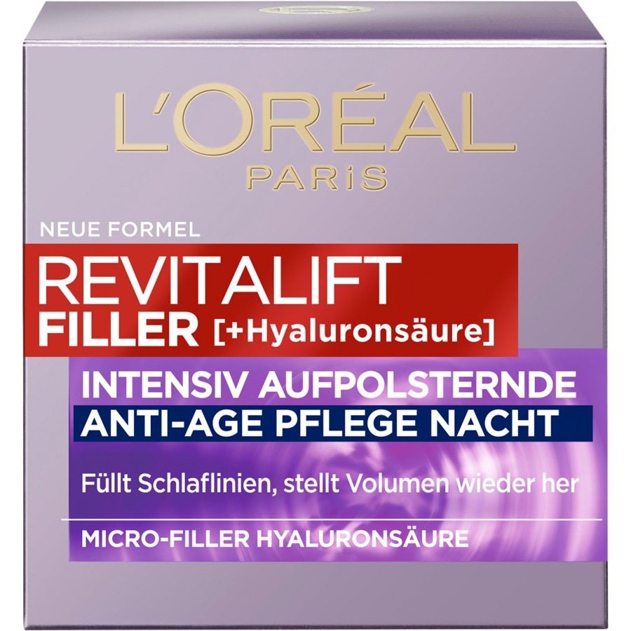 L’Oréal Paris Giorno e notte Filler crema notte rimpolpante