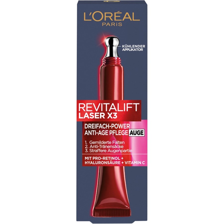 L’Oréal Paris Cura degli occhi Crema contorno occhi anti-age Laser X3