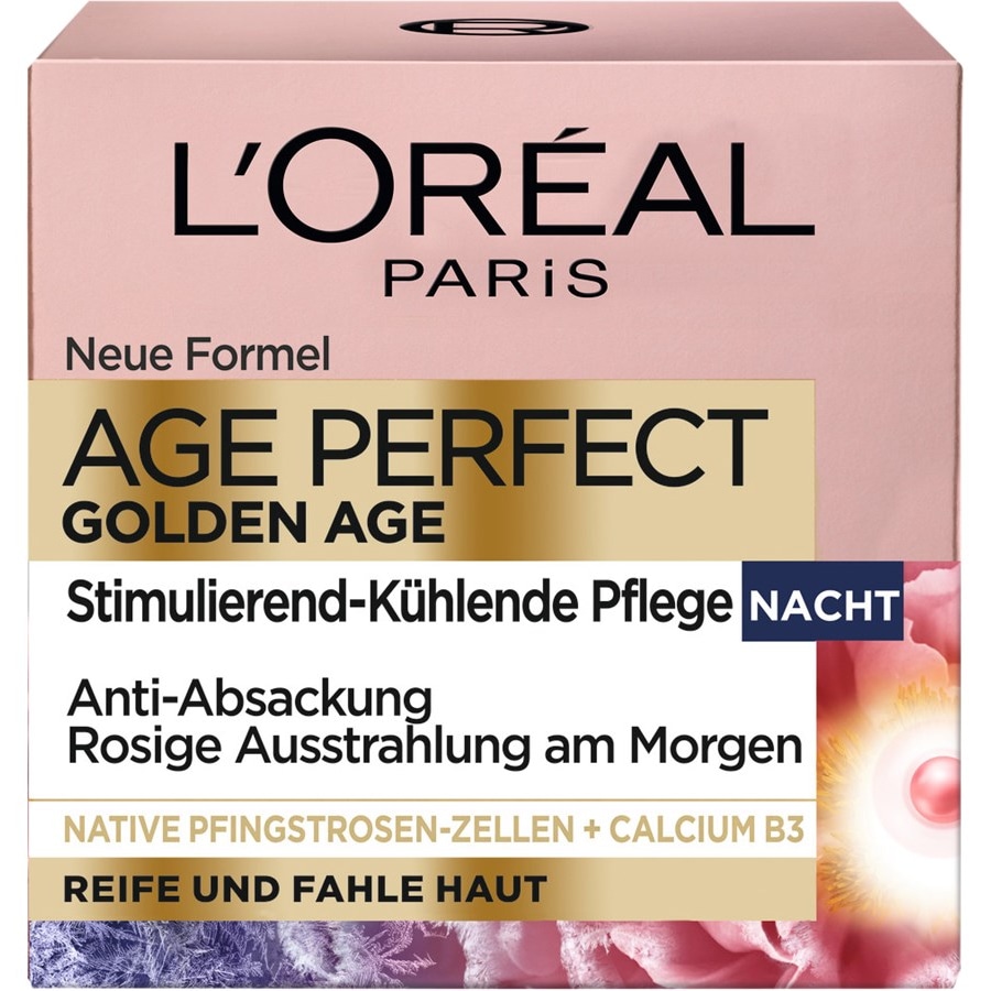 L’Oréal Paris Giorno e notte Crema da notte stimolante rinfrescante Golden Age